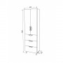 Пенал Люкс 60/3 в интернет-магазине «Зеркала с подсветкой» фото